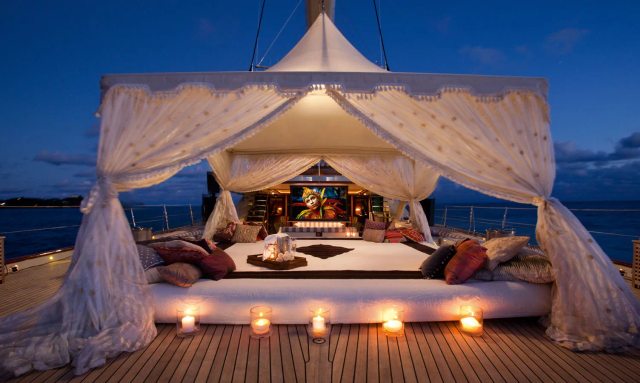 Aquilone yacht Outdoor cinema