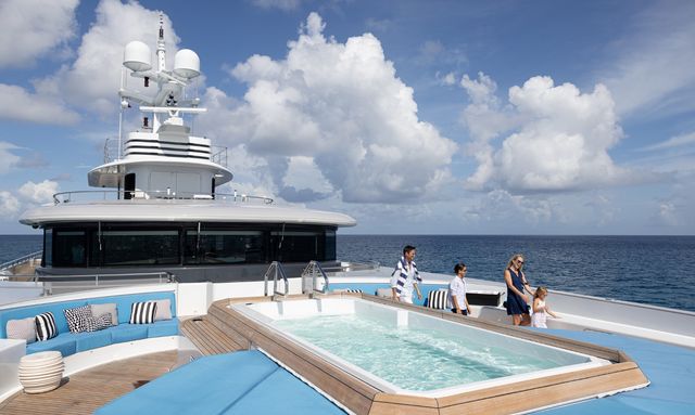 Eternity yacht Sun Deck