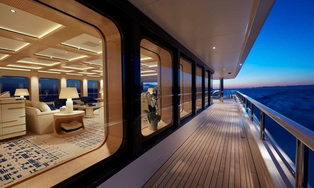 Aquarius yacht Floor-to-ceiling Windows