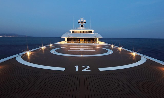 Gigia yacht Helicopter pad