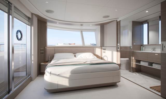 Forty Nine yacht Main Deck Owner's Apartment
