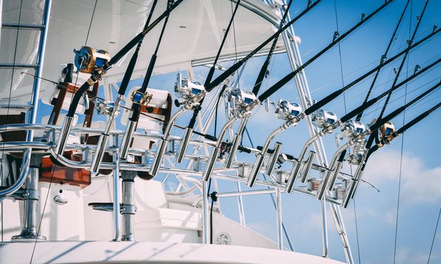 Steadfast yacht A Proper Fishing Cockpit