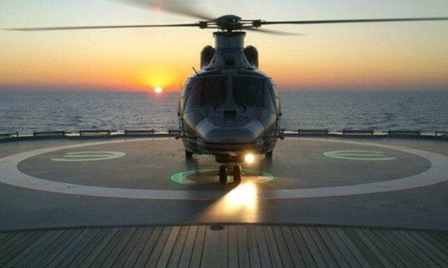 Eclipse yacht Helicopter Capabilities