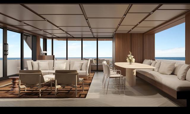 SL110A/01 yacht Increased Saloon Width