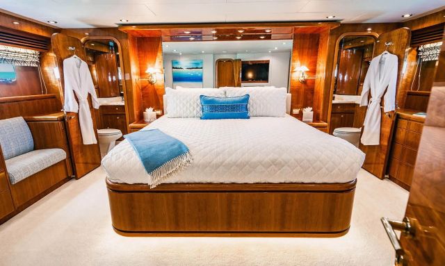 Next Chapter yacht Split-Level Owner's Cabin