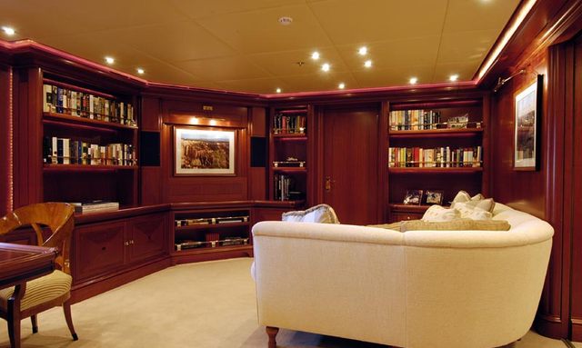 Athena yacht Period interior