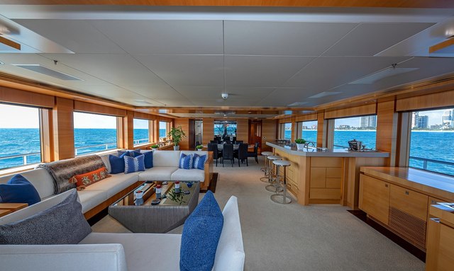 Dolce yacht Warm Interior Design