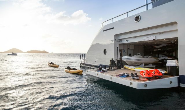 Nautilus yacht Tender and toy garage