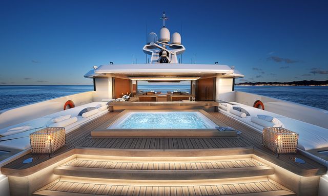 Jas yacht Observation Deck Spa Pool