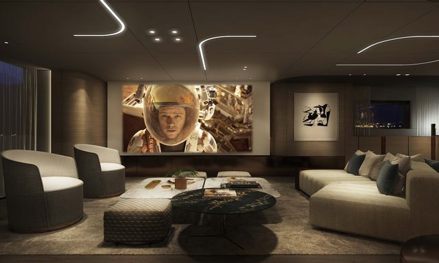 Florentia yacht Home cinema