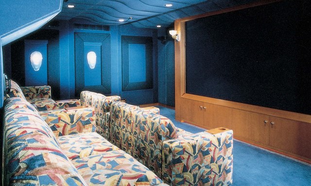 Athina III yacht Cinema Room