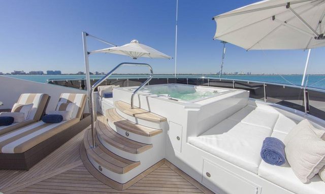 Bad Romance V yacht Sun Deck Amenities