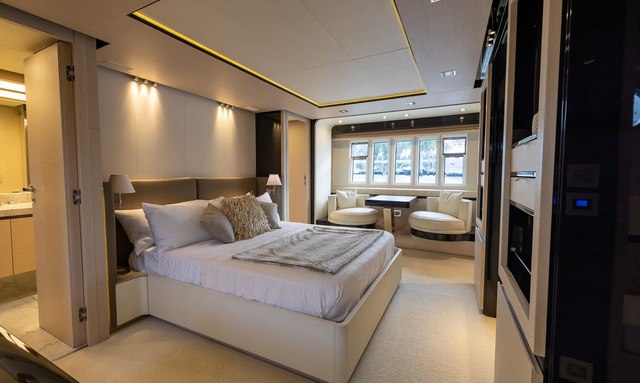 The Patrician Voyage yacht Master Stateroom Luxury