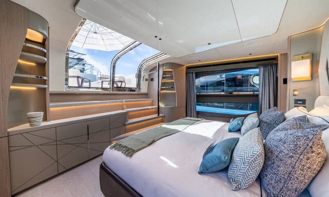 Ikal yacht Forward Master Cabin