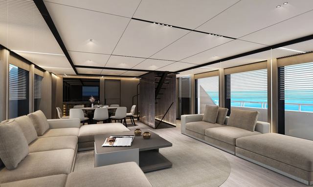 Andromeda yacht Superyacht-Level Main Deck