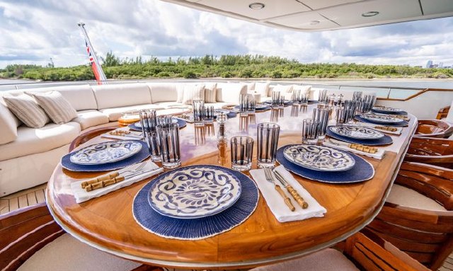 Artemisea yacht Scenic Alfresco Dining