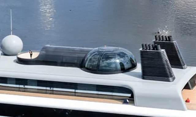 Nausicaä yacht Seven-Panel Glass Skydome