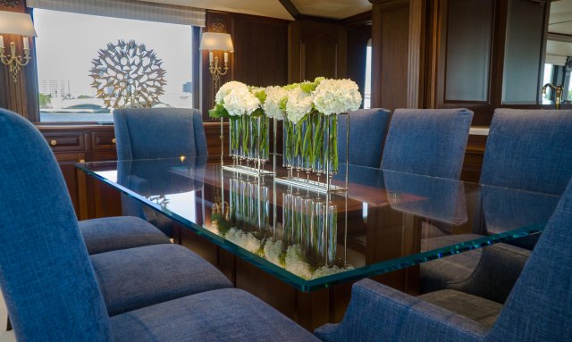 Sharon Lee yacht Custom Dining Table