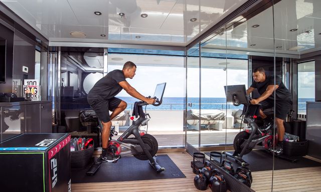 Esmeralda II yacht Gym