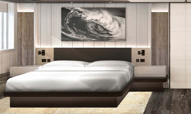 Les Cinq yacht Private Owner's Deck