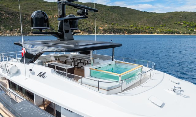 Big Shark yacht Sundeck Social Space
