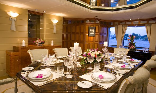 My Lady yacht Custom Dining Table