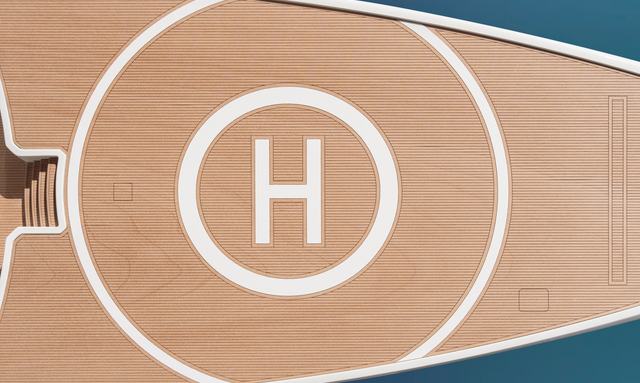 Project Faith yacht Touch-and-Go Helideck 