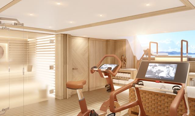 Project Vogue yacht Beach Club Wellness Area