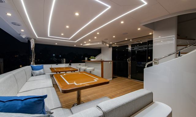 Congvoyage yacht Alfresco Aft Deck