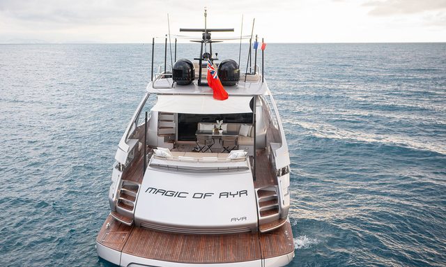 Magic of Ayr yacht Garage with Tender Capacity