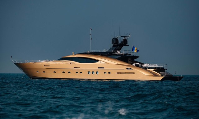 AK Royalty yacht 24kt Gold Respray