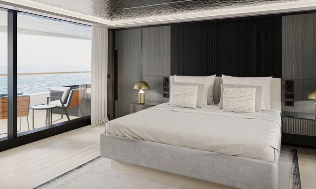 Loewe yacht Owner's Suite Terrace