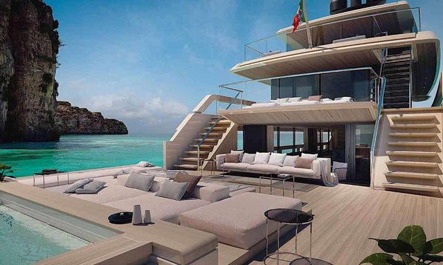 Amorcito yacht 120m² Waterside Living Area