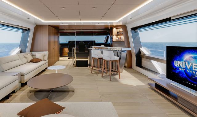 Exit Strategy yacht Sky Lounge Intimacy