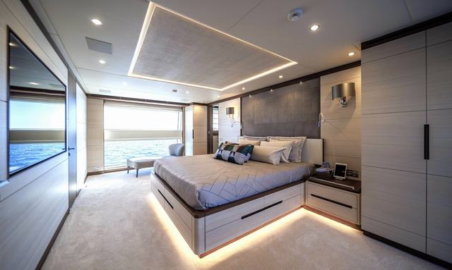 Exinity yacht Owner's Stateroom