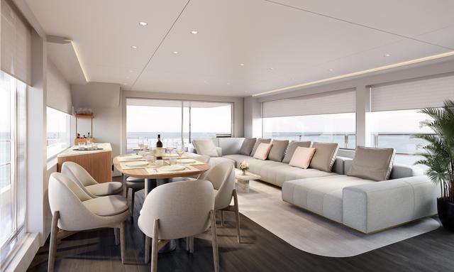 Maske yacht Light-Filled Main Deck