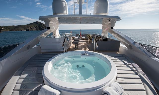 Sweet Escape yacht Sun Deck Features
