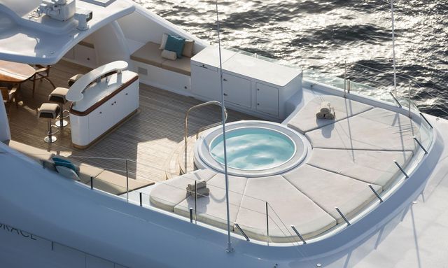 Grace yacht Sundeck Design