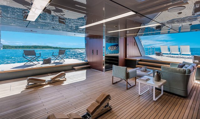 Kinship yacht Beach Club With Tender Garage