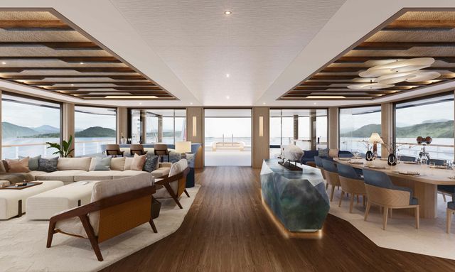 Project Master yacht Ocean Depth Interior Design