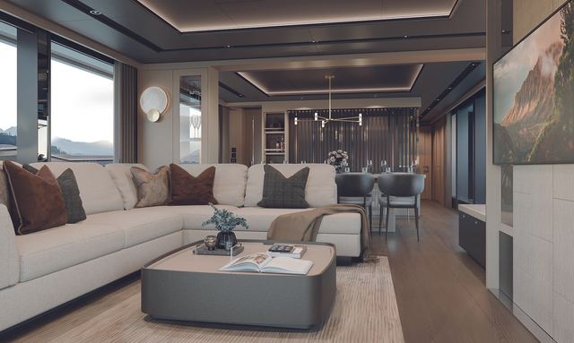 Manhattan 94/ 01 yacht A New Interior Mood for Sunseeker