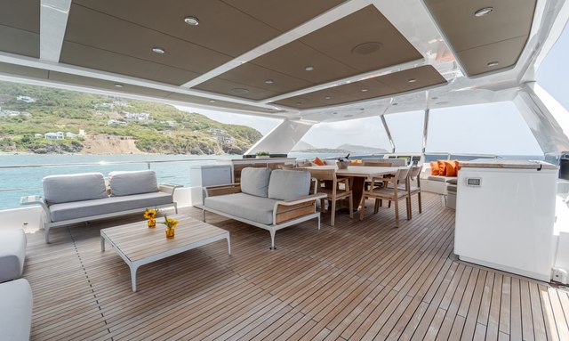 Exit Strategy yacht Flybridge