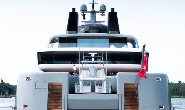 Nausicaä yacht Custom Sportfish Tender & Transforming Dry Dock