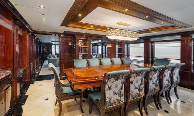 Kefi yacht Elegant Dining Options