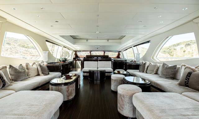 Blue Azur yacht Sophisticated Interior Design