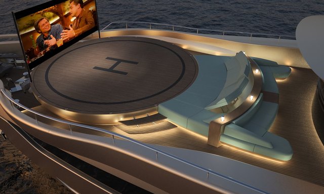 Anjelif yacht Heli Pad