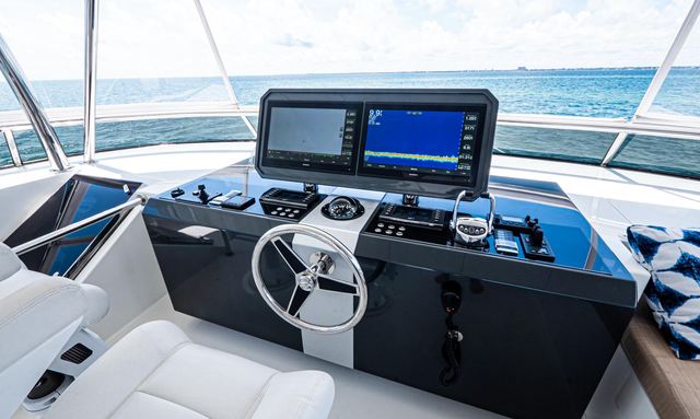 Clarity yacht Dual Helm Stations