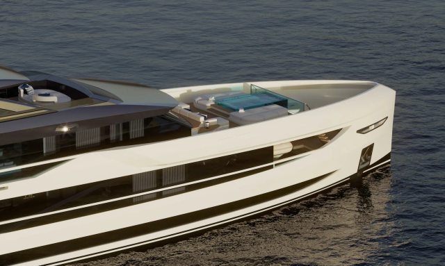 Legasea yacht Foredeck Plunge Pool for Sunseekers