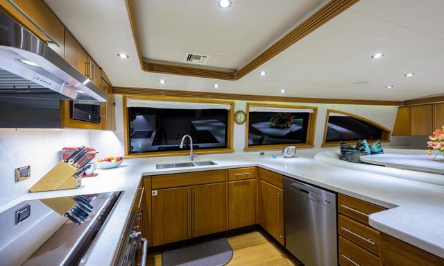 Superstar yacht Expansive Galley