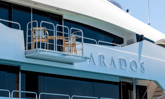 Arados yacht Fold-Down Balconies